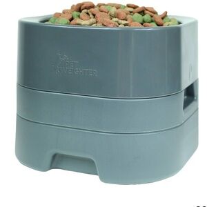 Large petweighter Raised food bowl for dogs and cats